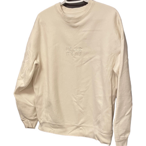 Women's Hello It’s Me 2015 Tour by Adele Off White Crewneck Sweatshirt Size L